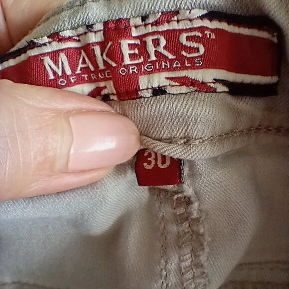 MAKERS OF TRUE ORIGINALS “Super Skinny” Light Desert Camouflage Print Jeans 30 - Picture 8 of 13